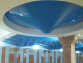 Натяжной потолок в фитнес-центр Mendeleef
